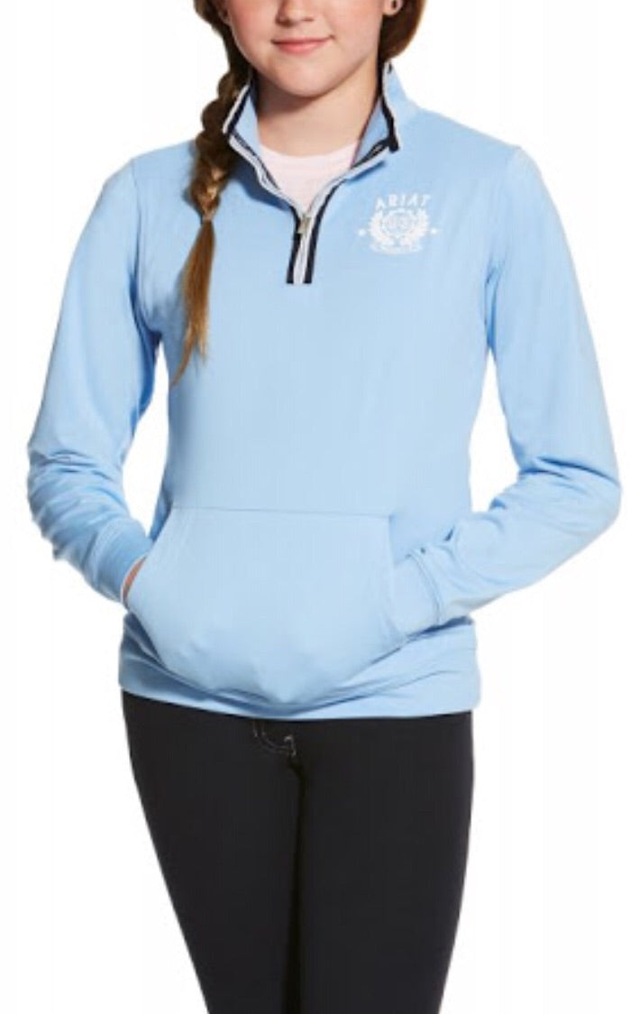 Ariat Girls Tek Ballad Half Zip Jumper