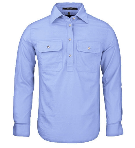 Ritemate Pilbara Ladies Closed Front L/S Shirt RM300CF