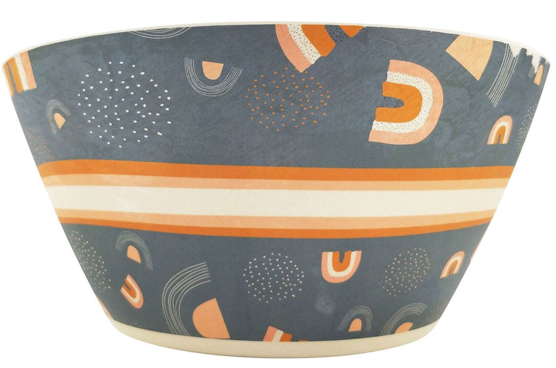Urban Products Retro Rainbow Salad Bowl Large