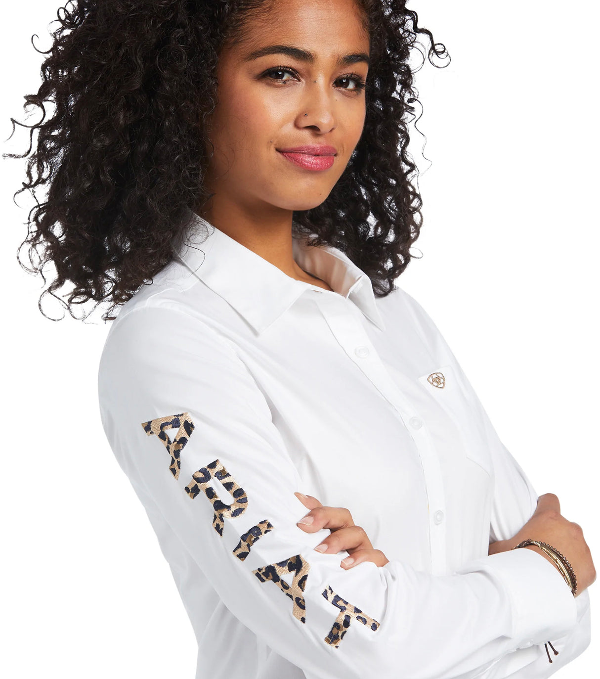 Ariat Ladies Kirby Stretch Shirt - White