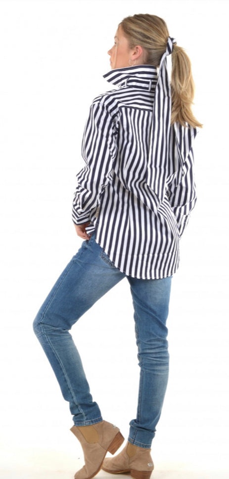 Bullrush Ladies Tie Stripe Shirt