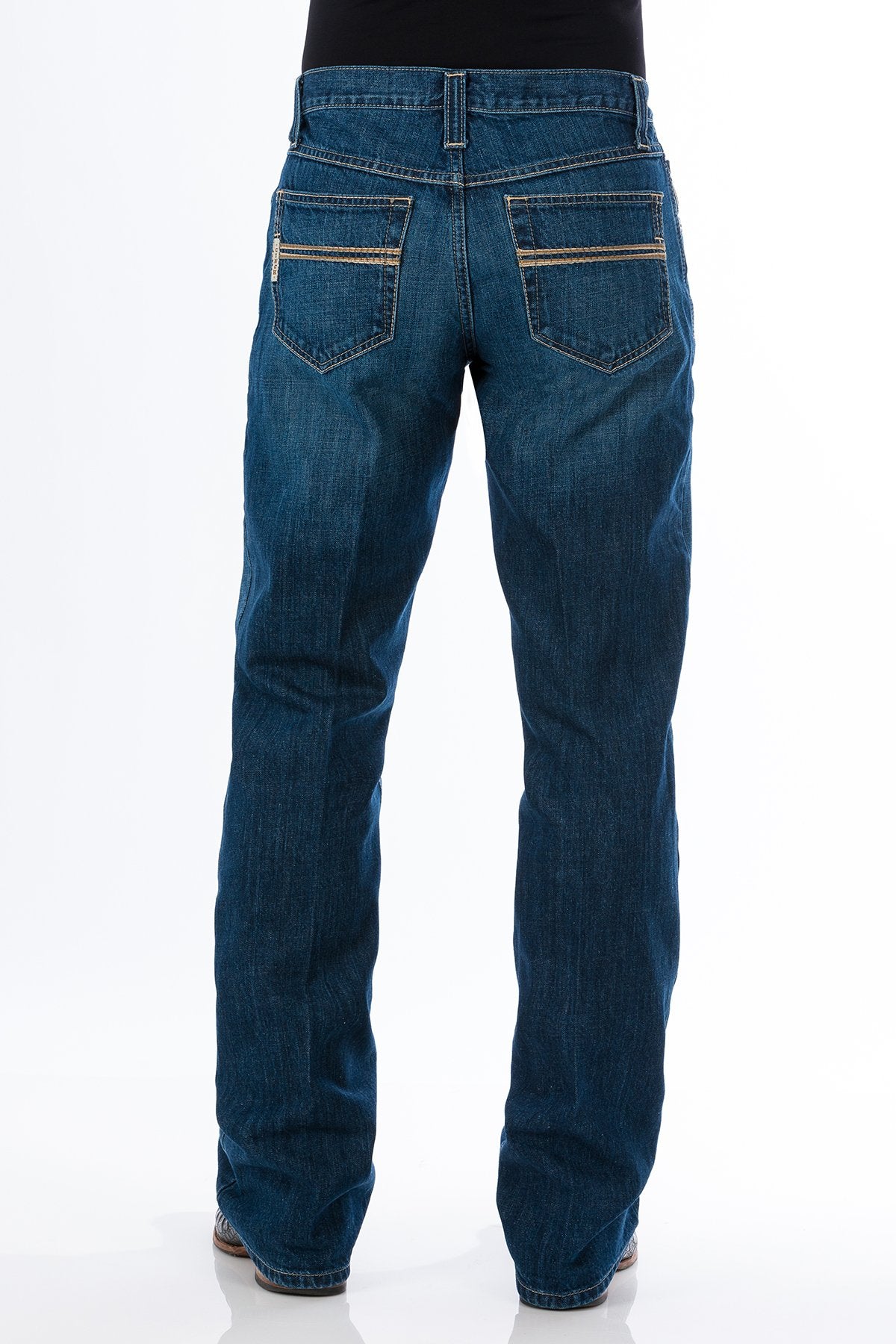 Cinch Mens Carter Relaxed Fit 2.0 Relaxed Fit Dark Stonewash Jeans