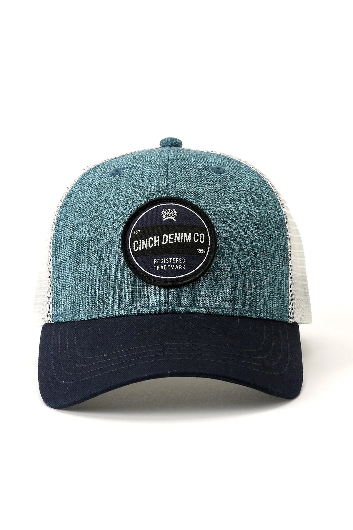 Cinch Men's Teal Logo Trucker Snapback Hat