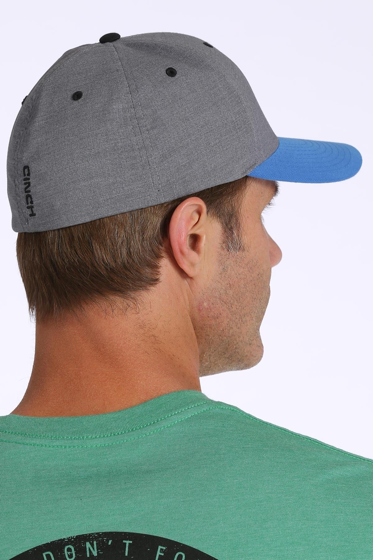 Cinch Denim Blue & Grey Flexfit cap