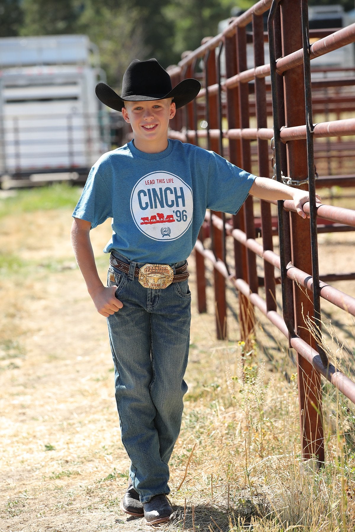 Cinch Boys Lead This Life T Blue