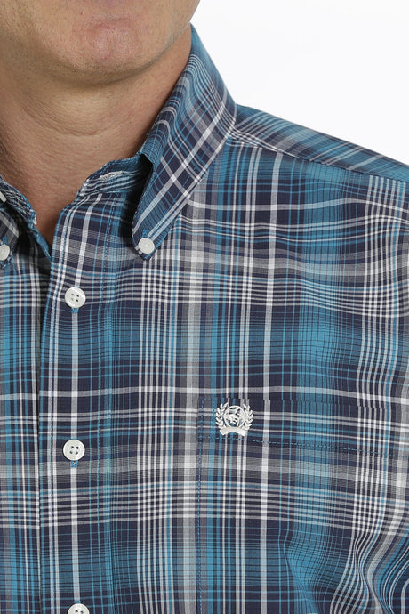 Cinch Men's Dad Plaid Button-Down Western Shirt