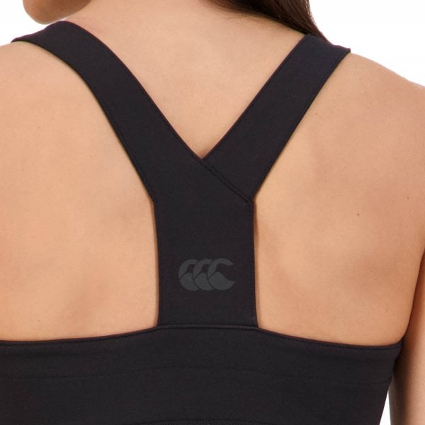 Canterbury Ladies Vapodri Tempo Crop Top Jet Black