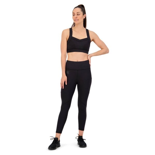 Canterbury Ladies Vapodri Tempo Crop Top Jet Black