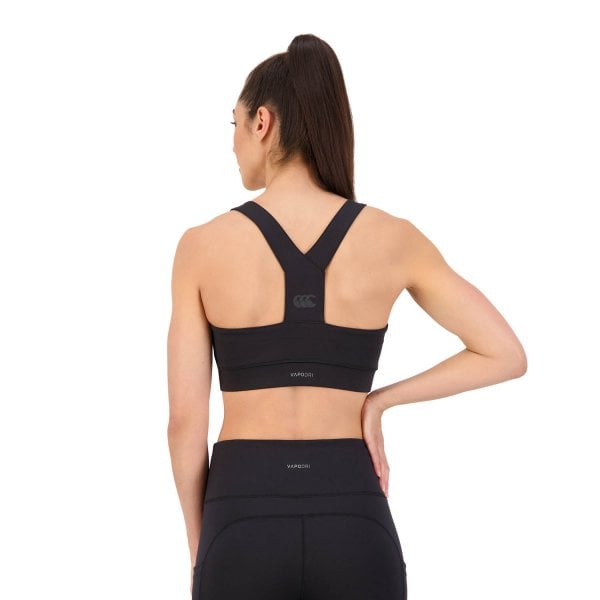 Canterbury Ladies Vapodri Tempo Crop Top Jet Black