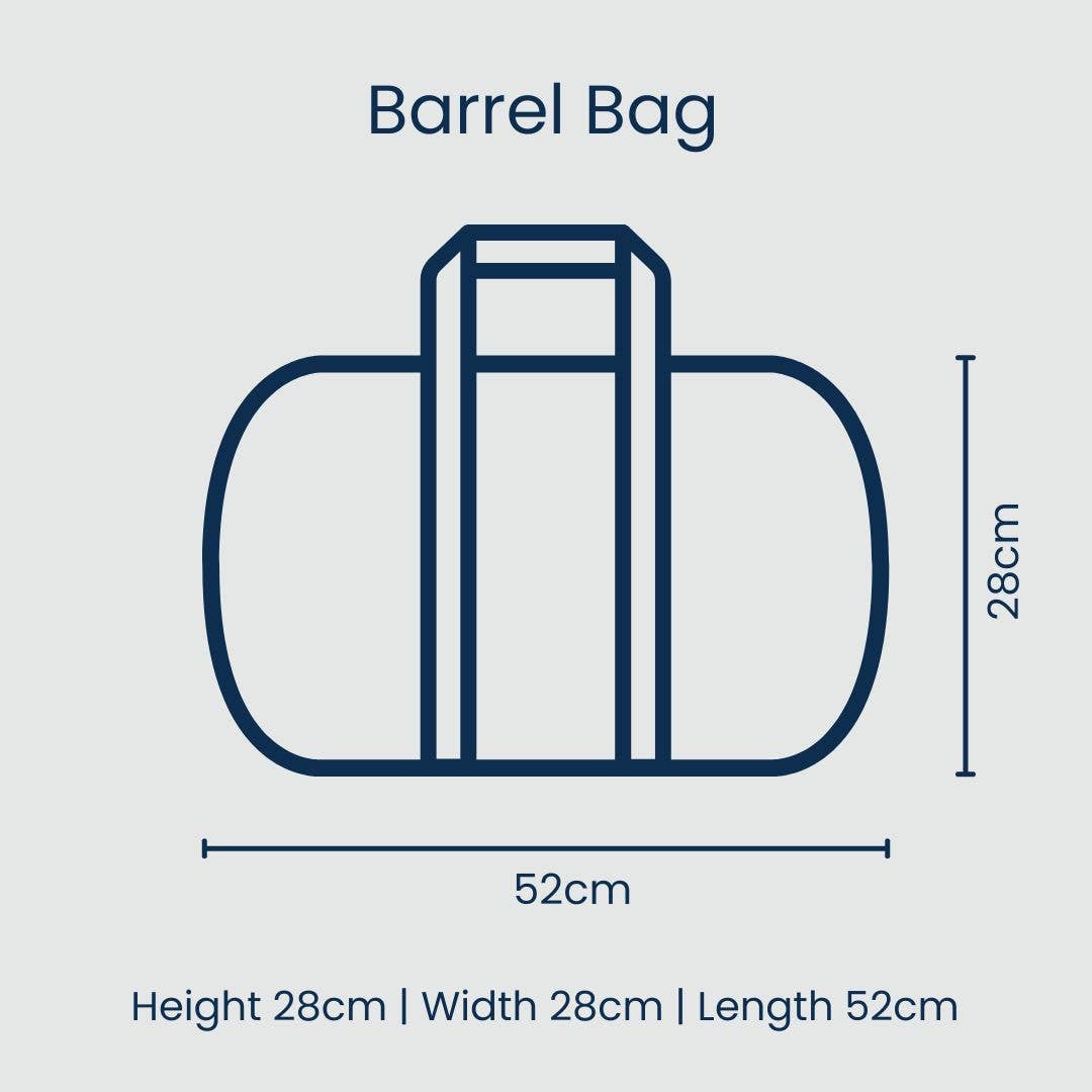 Project Ten Pty Ltd - Barrel Bag – Hydrangea