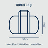 Project Ten Pty Ltd - Barrel Bag – Hydrangea