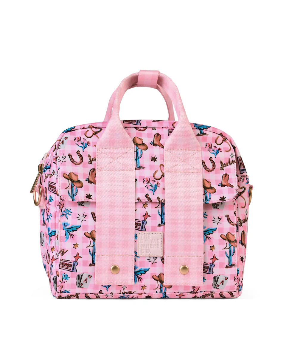 The somewhere Co Buckle Up Lunch Tote