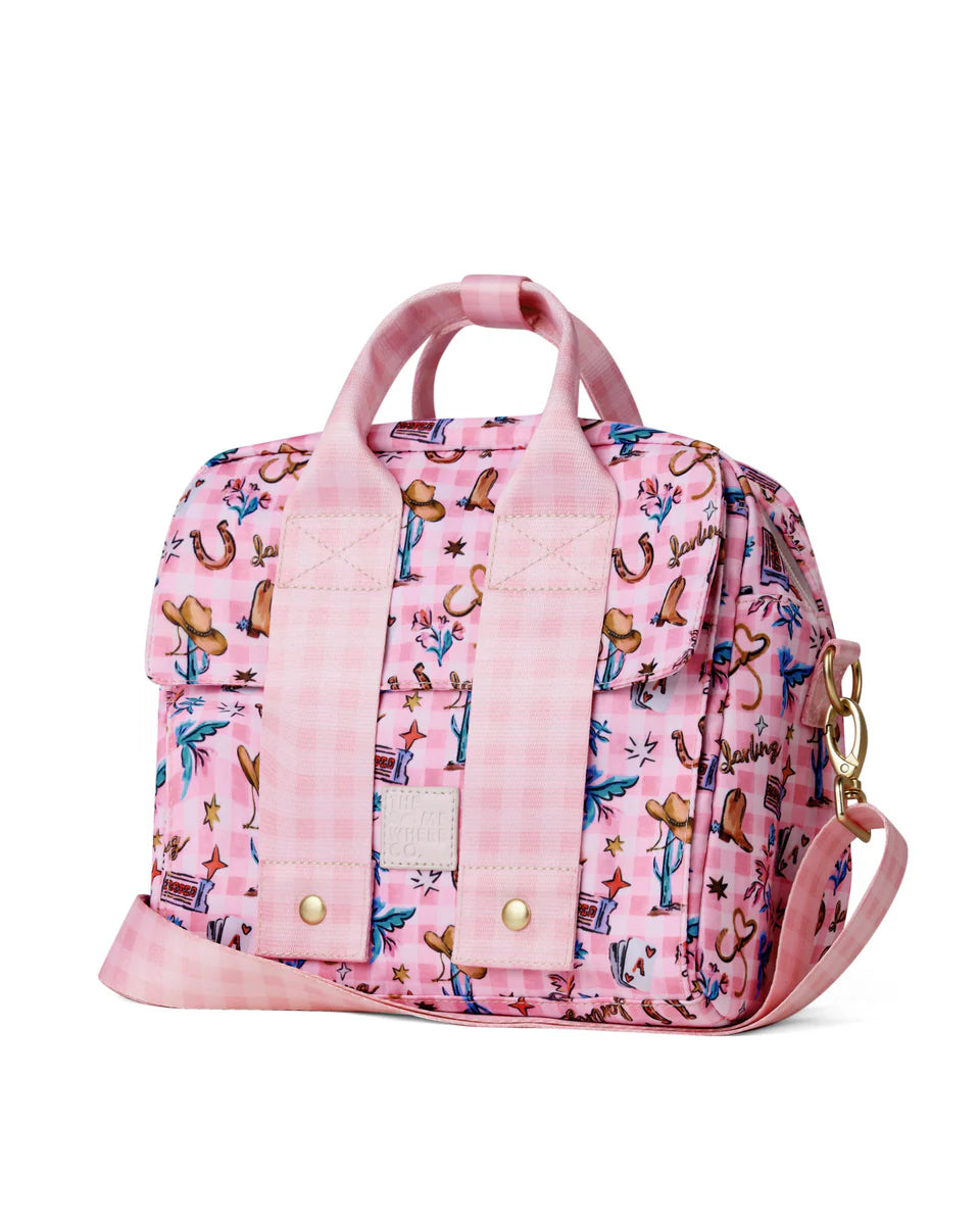 The somewhere Co Buckle Up Lunch Tote