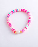 Greenwood Designs - Pearl Pop Heishi Bead Bracelet