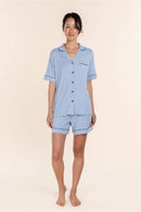 Gingerlilly Bamboo Pyjama Short Set - Sadie Blue