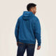 Ariat Mens Logo Hoodie Poseidon Heather