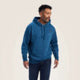 Ariat Mens Logo Hoodie Poseidon Heather