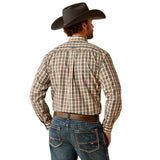 Ariat Mens Wrinkle Free Folk Classic Shirt - Brown - 10053912