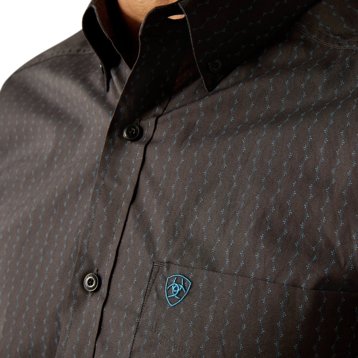 Ariat Mens Pompey Fitted Shirt - Black - 10053917
