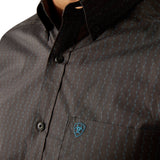Ariat Mens Pompey Fitted Shirt - Black - 10053917
