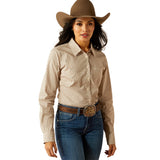 Ariat Ladies Kirby Stretch Shirt - Caidan Sea Spray - 10053952