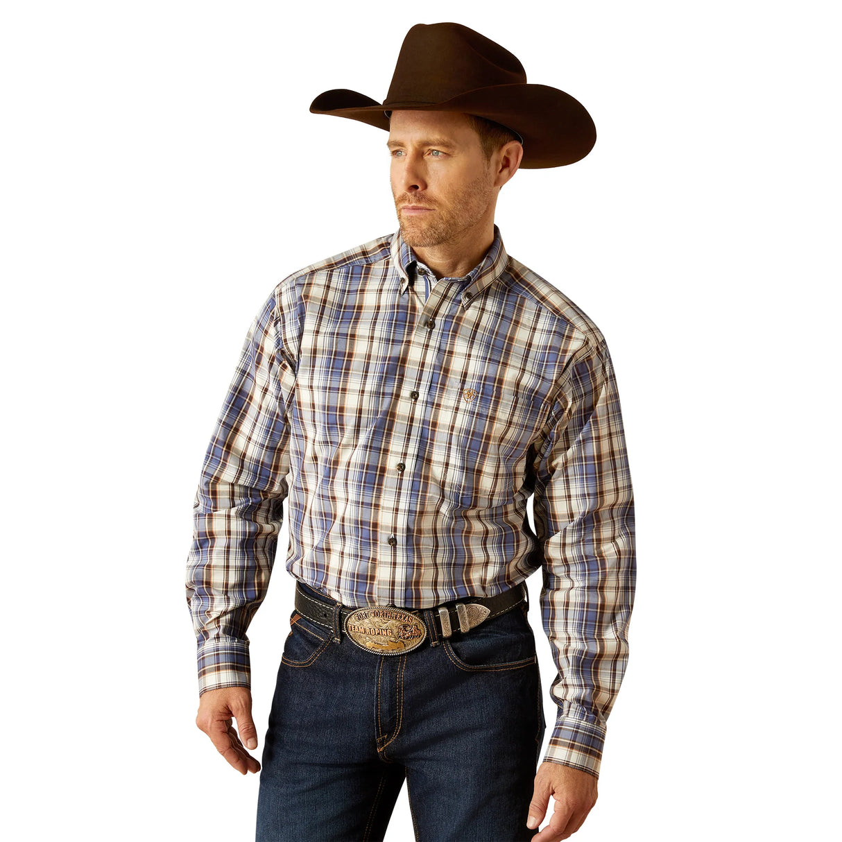 Ariat Men's Pro Series Cameron Classic Fit Shirt - Grey Blue - 10054042