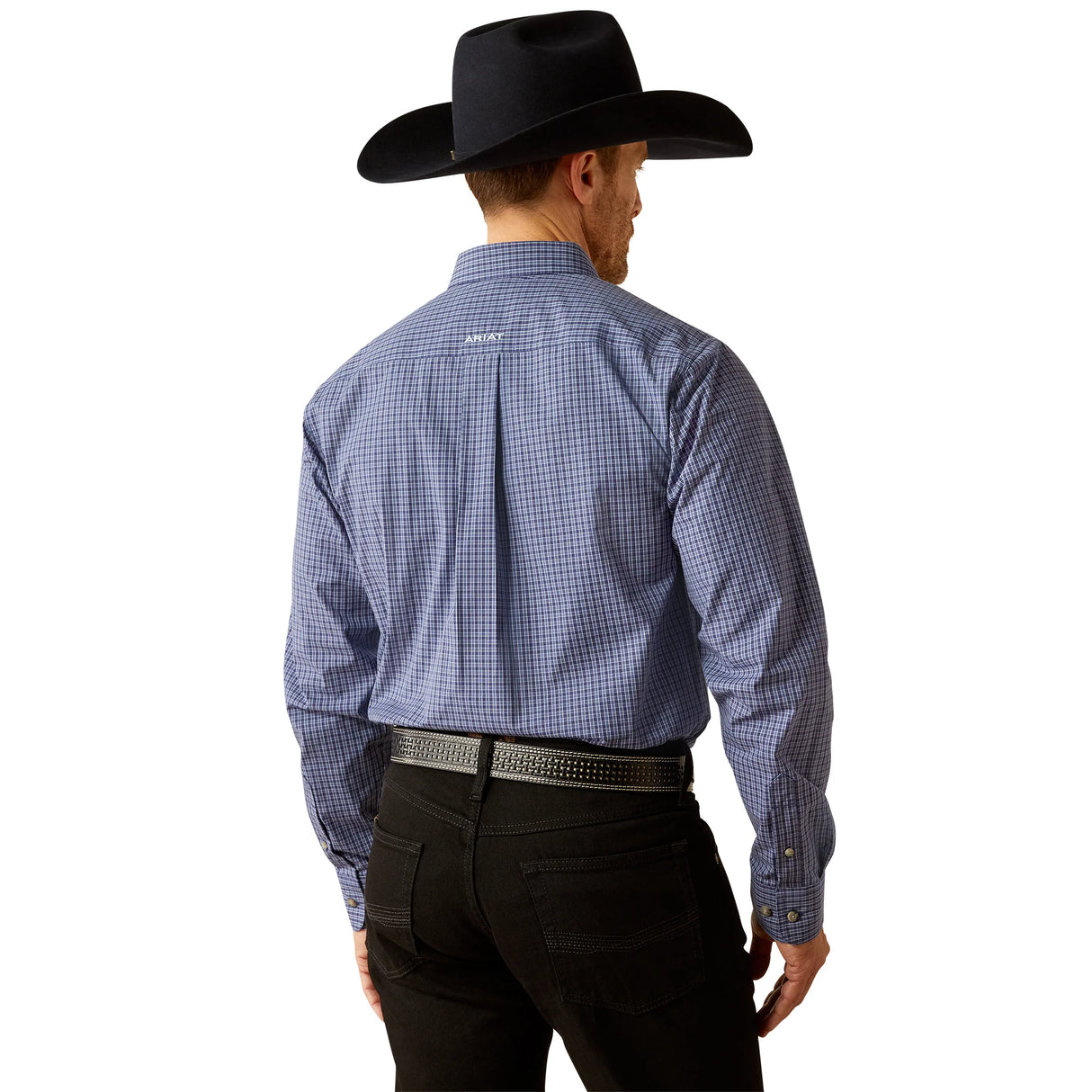 Ariat Men's Pro Series Calvin Fitted Shirt - Navy - 10054081