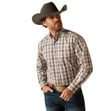 Ariat Mens Pro Series Classic Fit Casen Shirt - Brown - 10054091