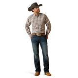 Ariat Mens Pro Series Classic Fit Casen Shirt - Brown - 10054091