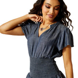 Ariat Ladies Stellar Dress - Blue Chambray