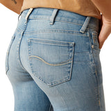 Ariat Ladies Mid Rise Alessia Straight Leg Jeans - Oklahoma - 10061730