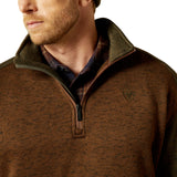 Ariat Mens Caldwell Logo 1/4 Zip Sweater