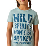 Ariat Girls Wild Spirits T-Shirt - Rivergreen - 10062897