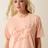 Ariat Ladies Cowgirl at Heart Short Sleeve Graphic T-Shirt