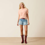 Ariat Ladies Cowgirl at Heart Short Sleeve Graphic T-Shirt