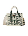 Wrangler Ladies Southwestern Rope Handle Bag