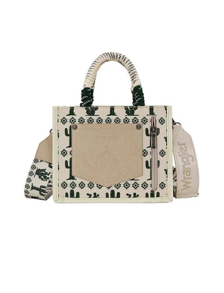 Wrangler Ladies Southwestern Rope Handle Bag