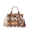 Wrangler Ladies Southwestern Rope Handle Bag