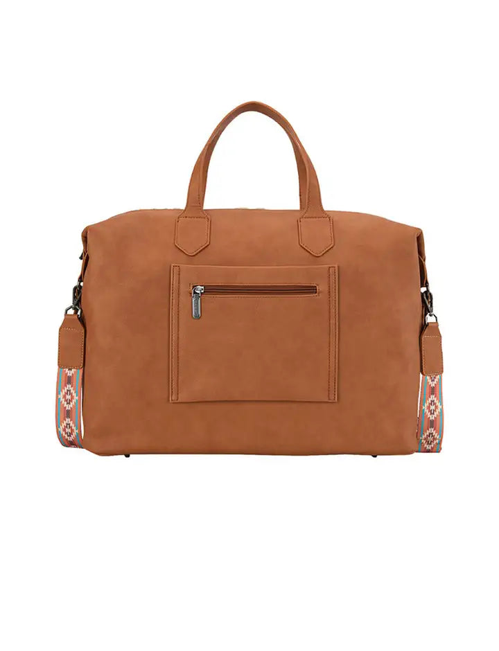 Wrangler Ladies Cilia Aztec Duffle Bag - Tan