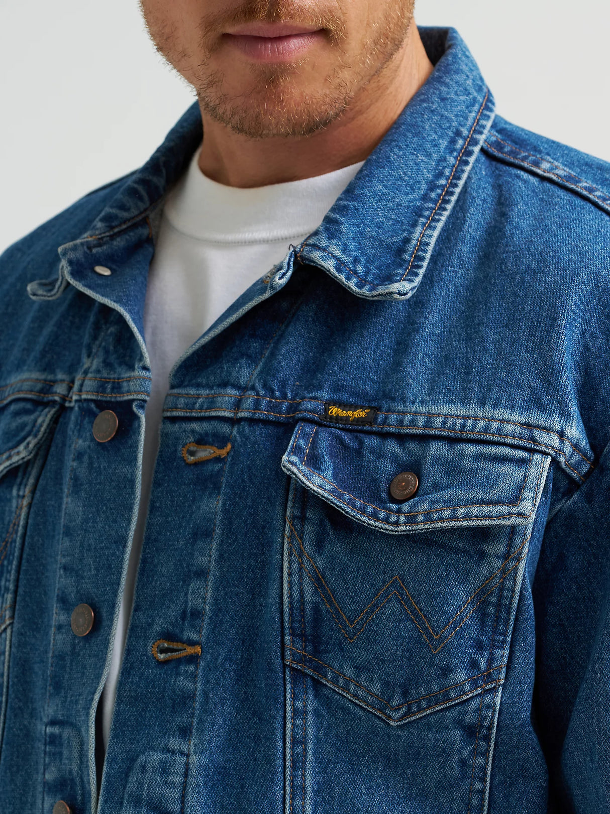 Wrangler Mens Classic Denim Jacket