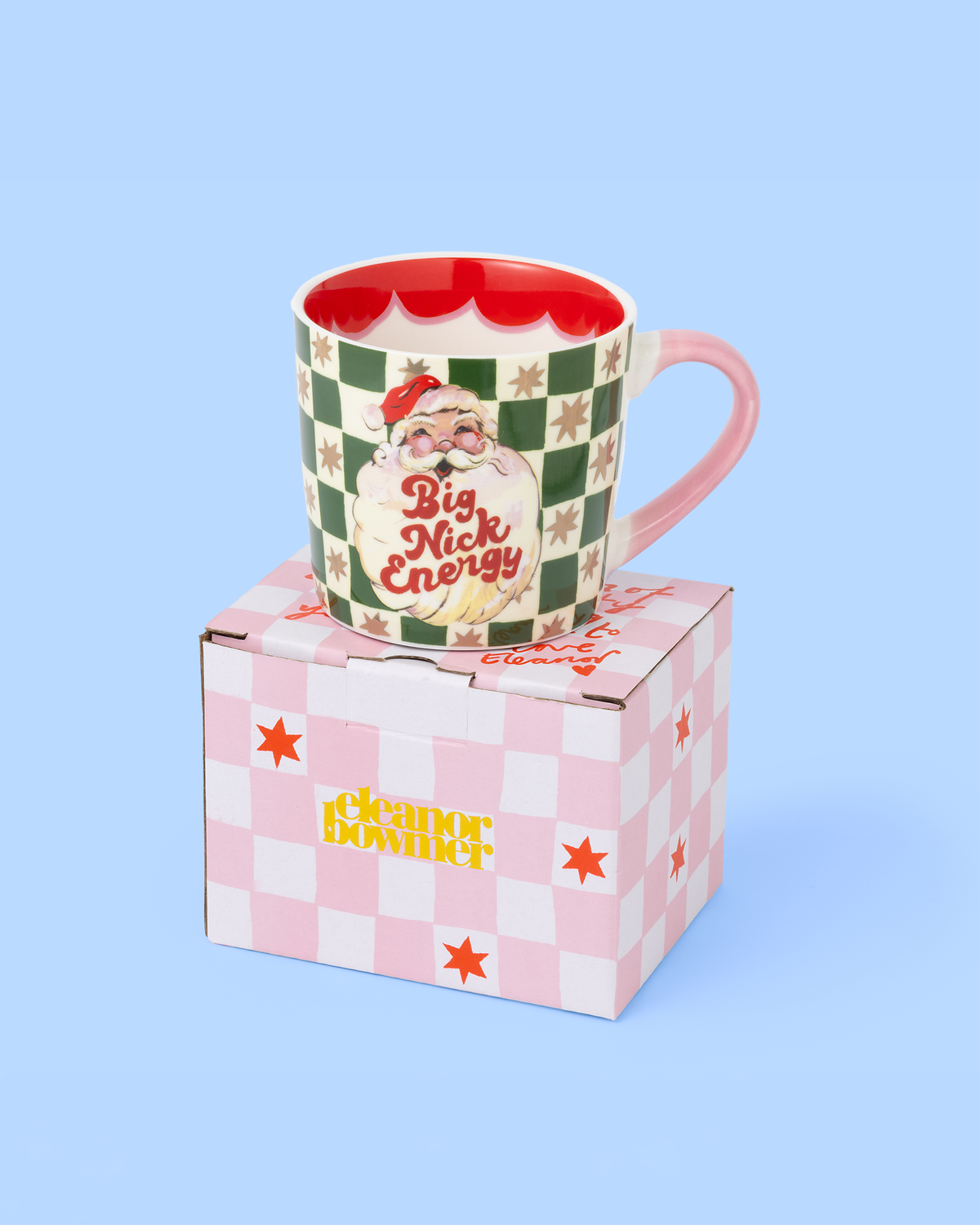 Eleanor Bowmer - Big Nick Energy Checkerboard Mug