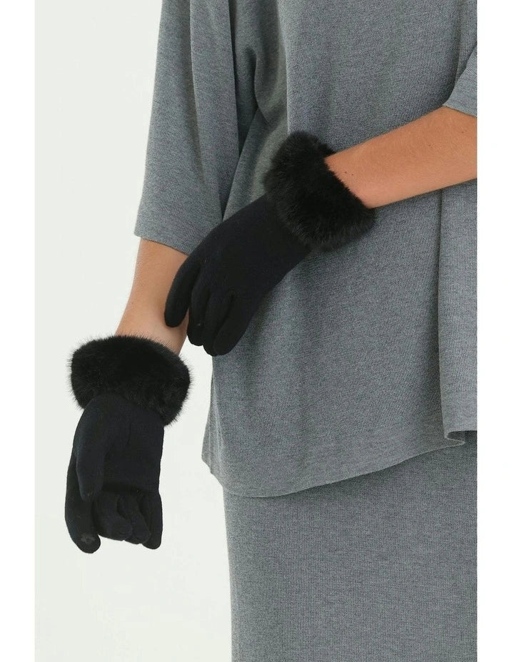 Morgan & Taylor - Tammy Faux Fur Gloves