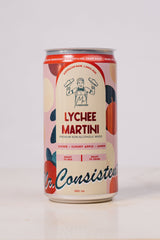 Mr Consistent Lychee Martini 250 ml 4 Pack Cans
