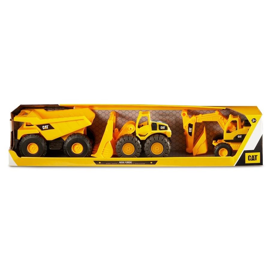 CAT Mini Crew 7 inch Vehicle 3 Pack