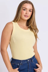 Foxwood Iris Tank in Sunlight Yellow