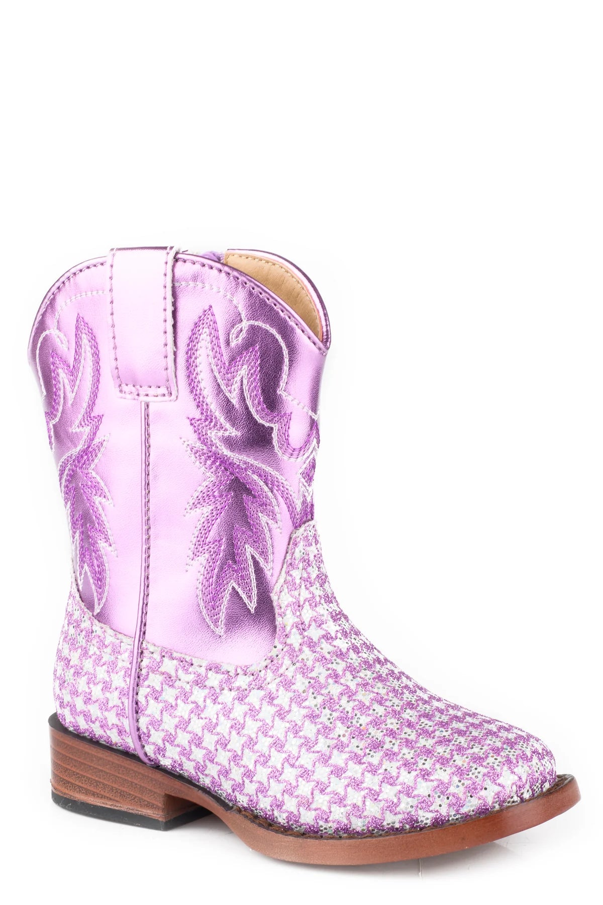 Roper Toddler Glitter Gleam Boots  - Purple
