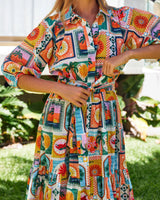 Walnut Ladies Tuscany Dress - Spicy Summer