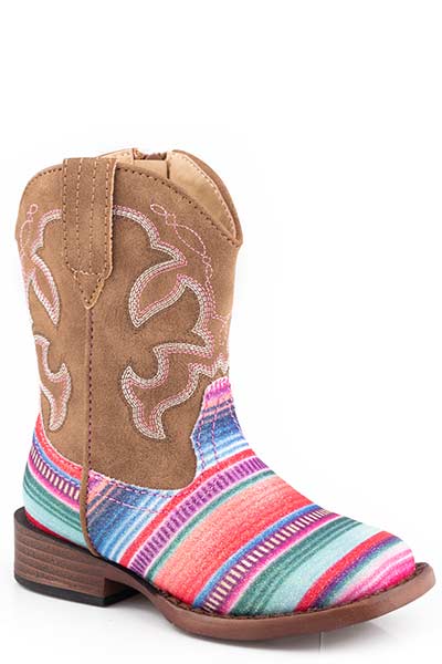 Roper Kids Boots Glitter Serape