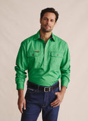 S.Kidman Men's Brockman Half Button Work Shirt - 1SHM00131