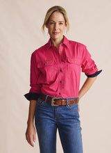 S.Kidman Ladies Spencer Full Button Work Shirt - 1SHW00132